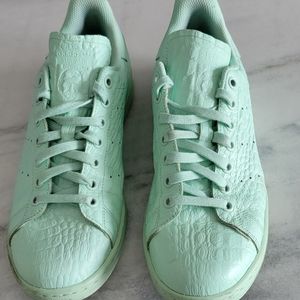Adidas Sam Smith mint green shoes